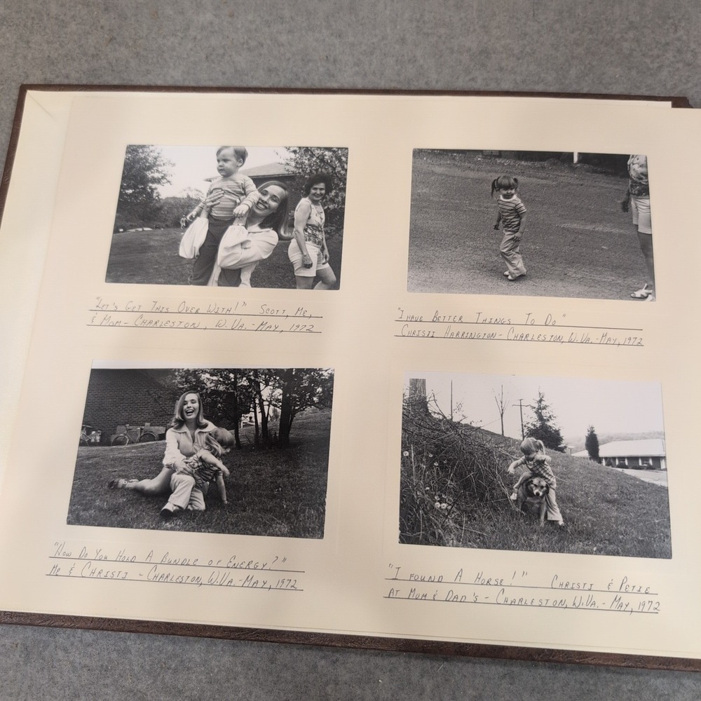 Vtg 1972-1973 Charleston WV Harrington Family Album USAF Col Patricia Harrington - Picture 6 of 16
